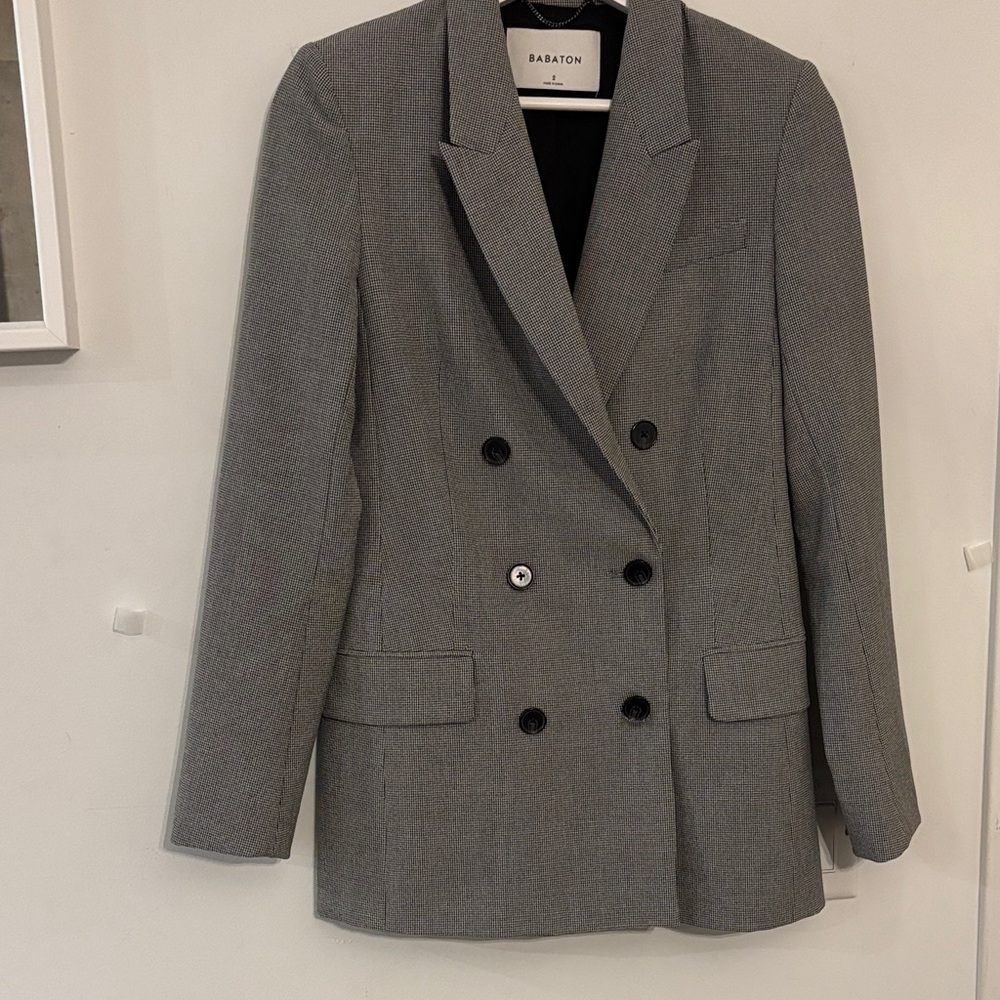 Babaton Double-Breasted Blazer size 2